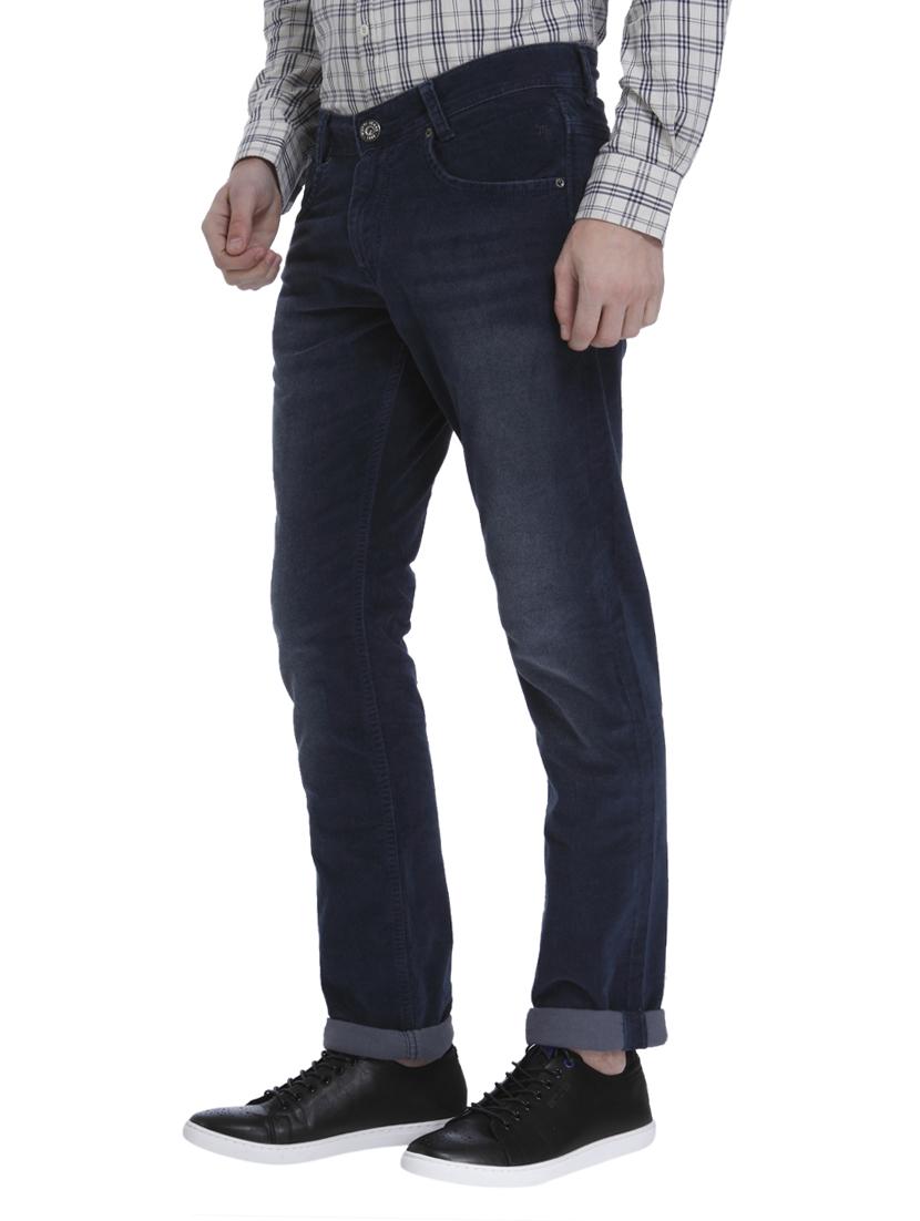 dark blue light washed denim jeans - 15124463 - Standard Image - 1