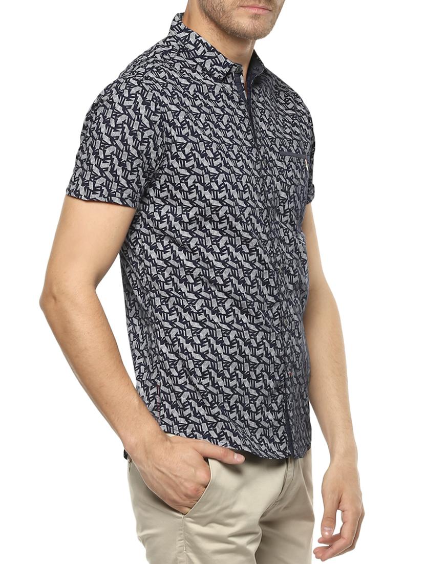 blue cotton casual shirt - 15124623 -  Standard Image - 1