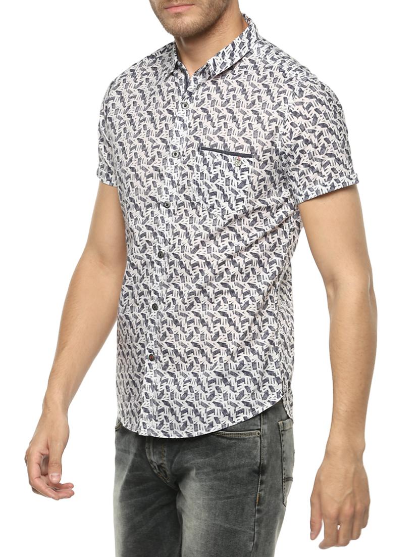 white cotton casual shirt - 15124624 - Standard Image - 1
