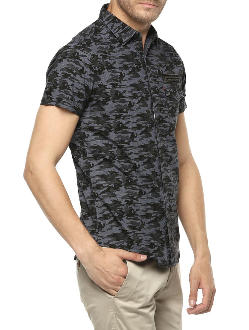 grey cotton casual shirt - 15124625 -  Standard Image - 1