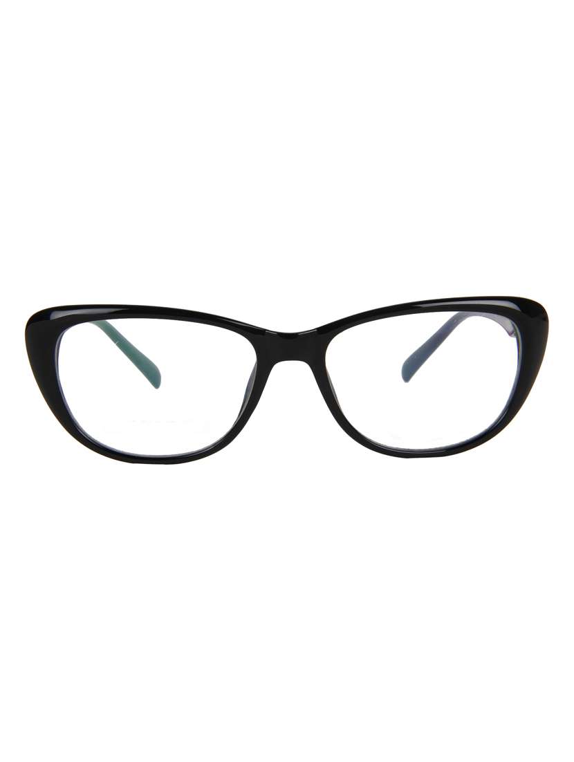 zyaden black cat-eye eyewear frame for womens 54