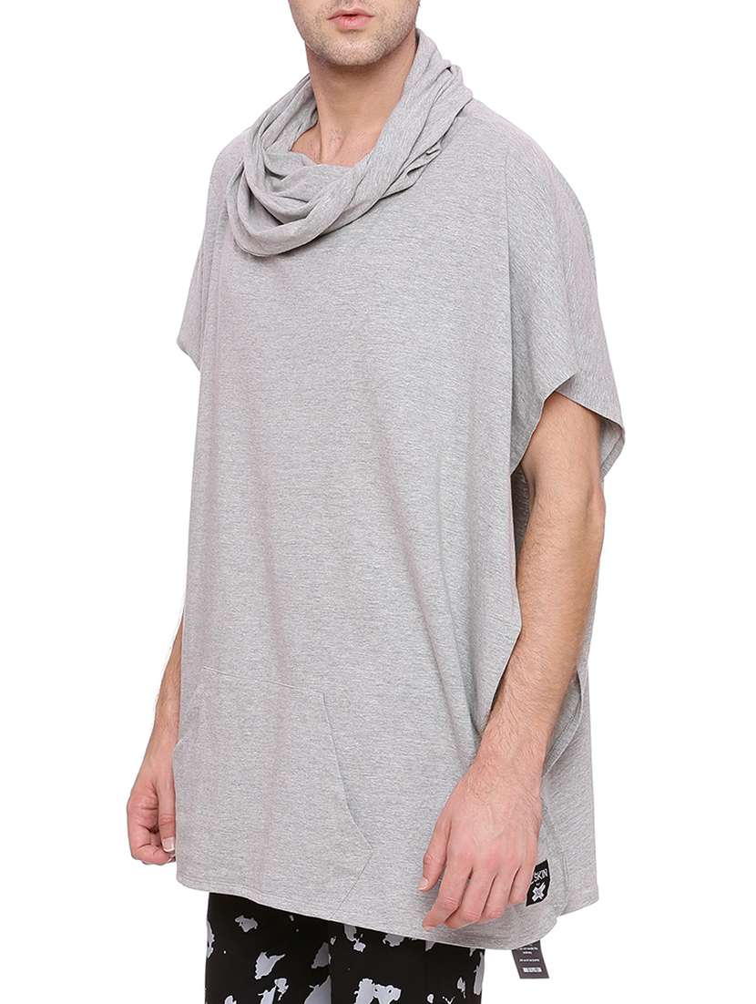 grey cotton shrug - 15135282 - Standard Image - 1