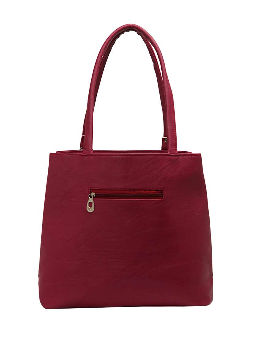 purple leatherette  regular handbag - 15136478 -  Standard Image - 1