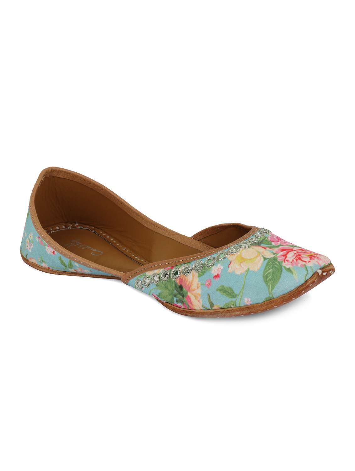 turquoise slip on jutis