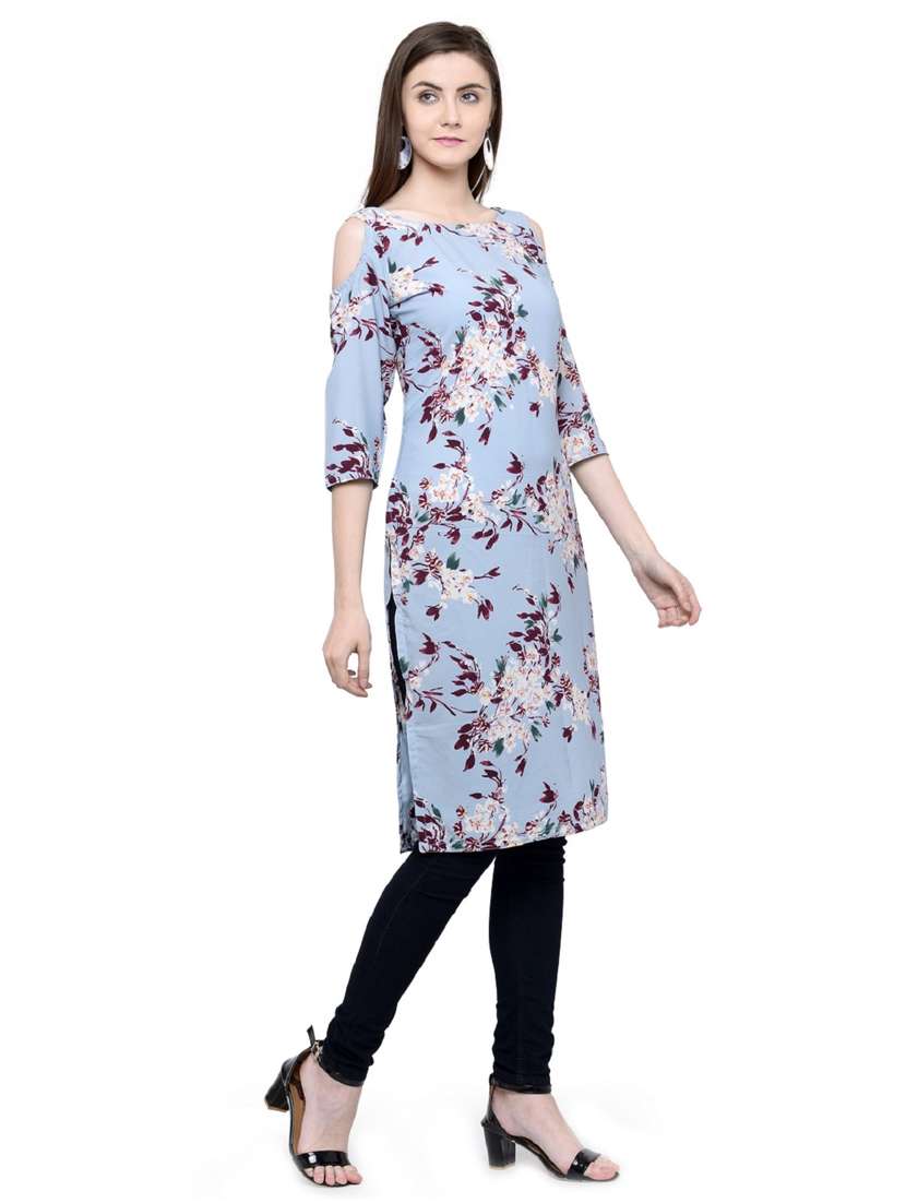 women's straight kurta - 15137050 -  Standard Image - 1