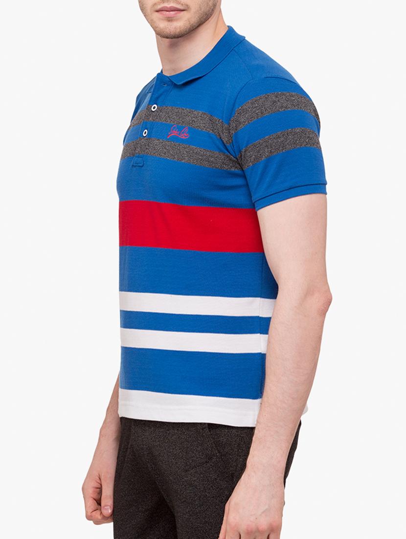 blue cotton blend t-shirt - 15139445 - Standard Image - 1