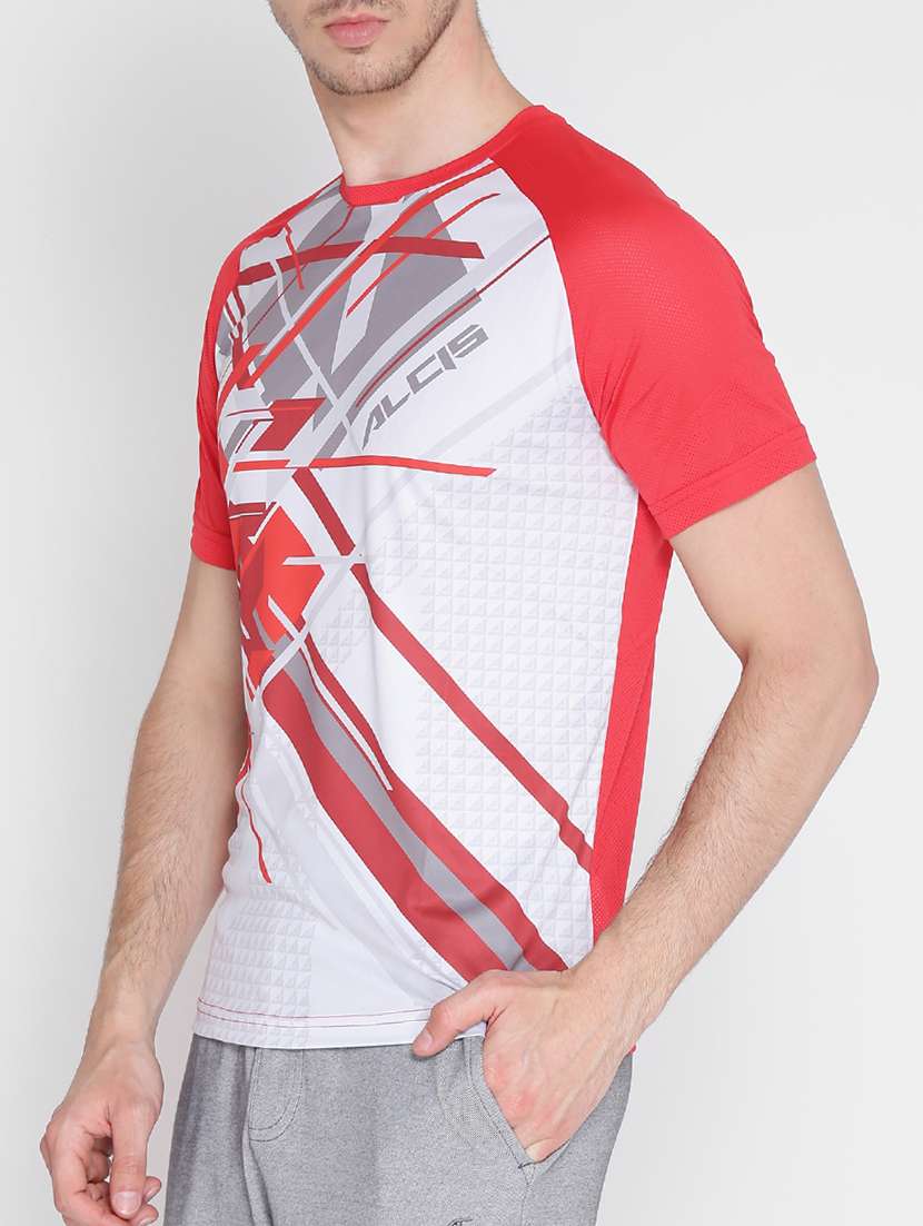 Red Polyester Tshirt - 15141081 -  Standard Image - 1