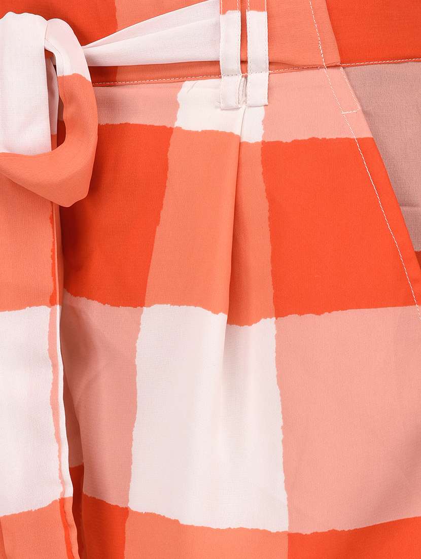orange checkered capri - 15141484 -  Standard Image - 4