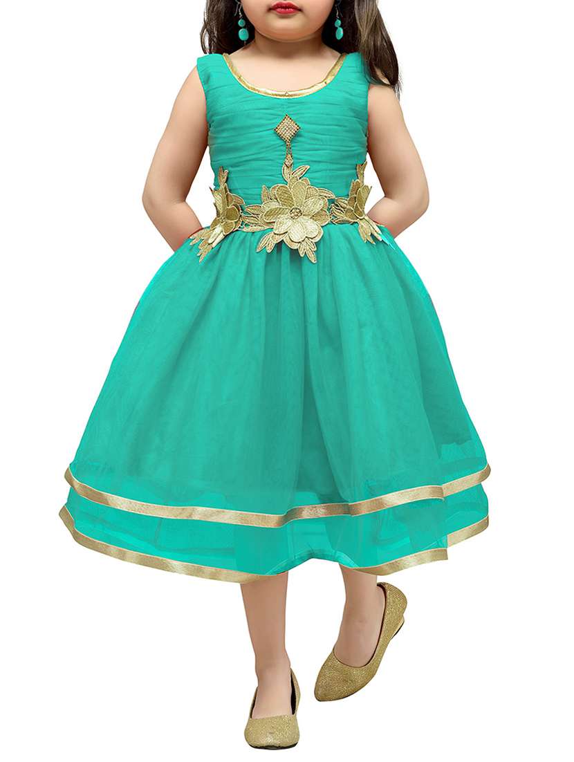 green net frock