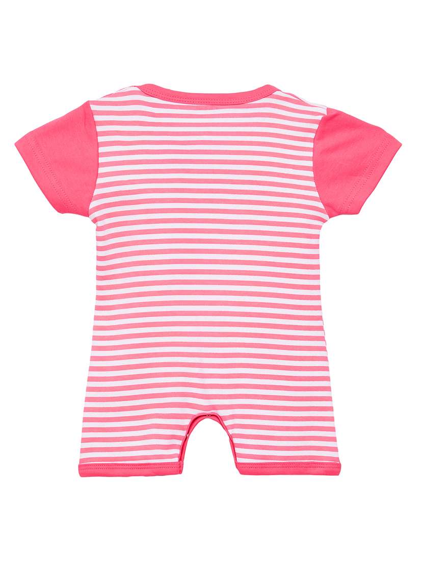 Pink Cotton Romper