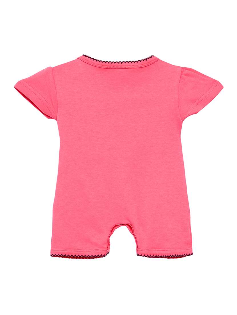 Pink Cotton Romper