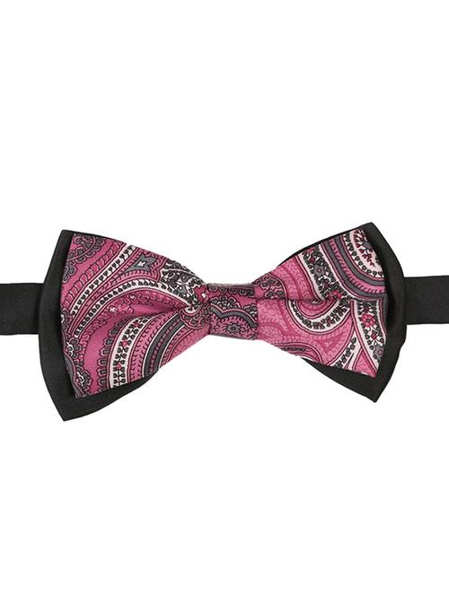 pink micro fiber bow tie - 15160568 - Standard Image - 0