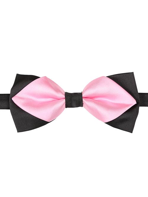 pink micro fiber bow tie - 15160592 - Standard Image - 0