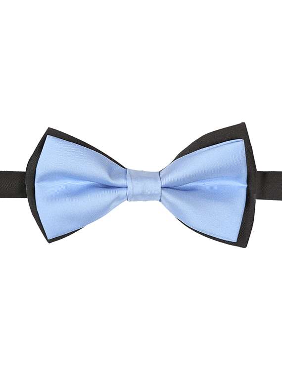 blue micro fiber bow tie - 15160597 - Zoom Image - 0