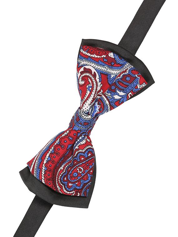 multi colored micro fiber bow tie - 15160652 -  Standard Image - 1