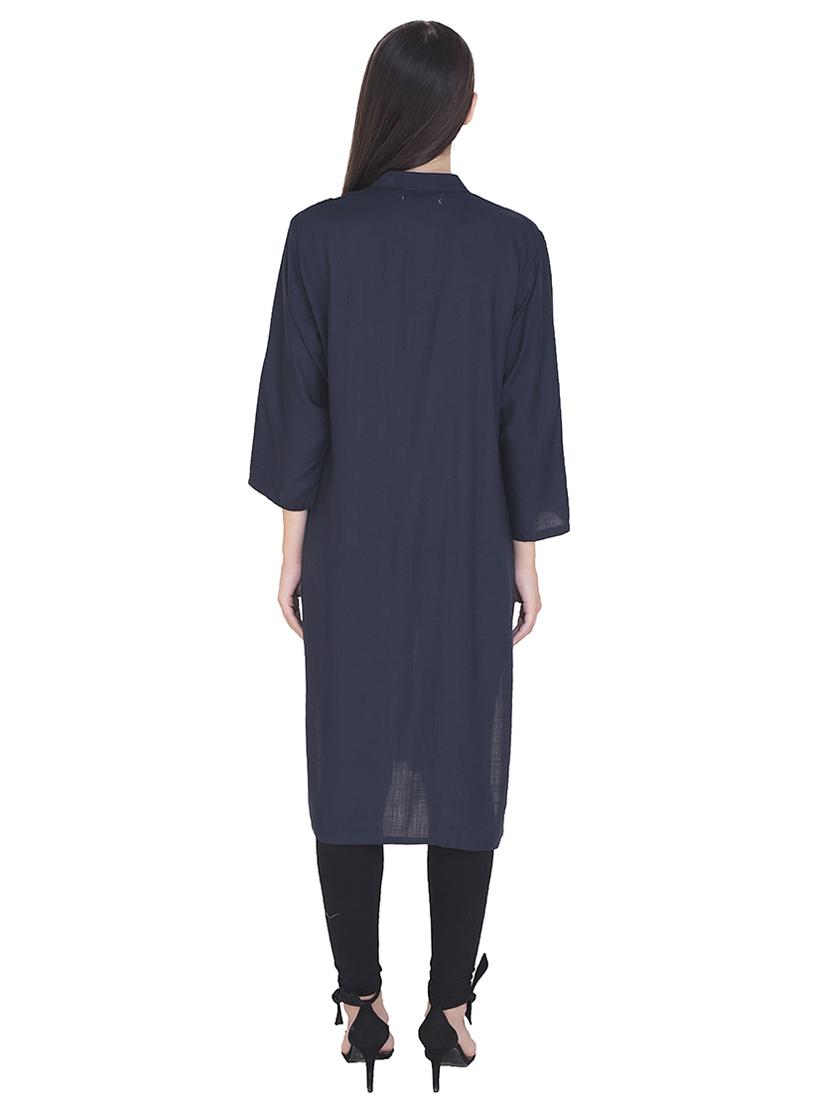 women's front slit kurta - 15161116 -  Standard Image - 1