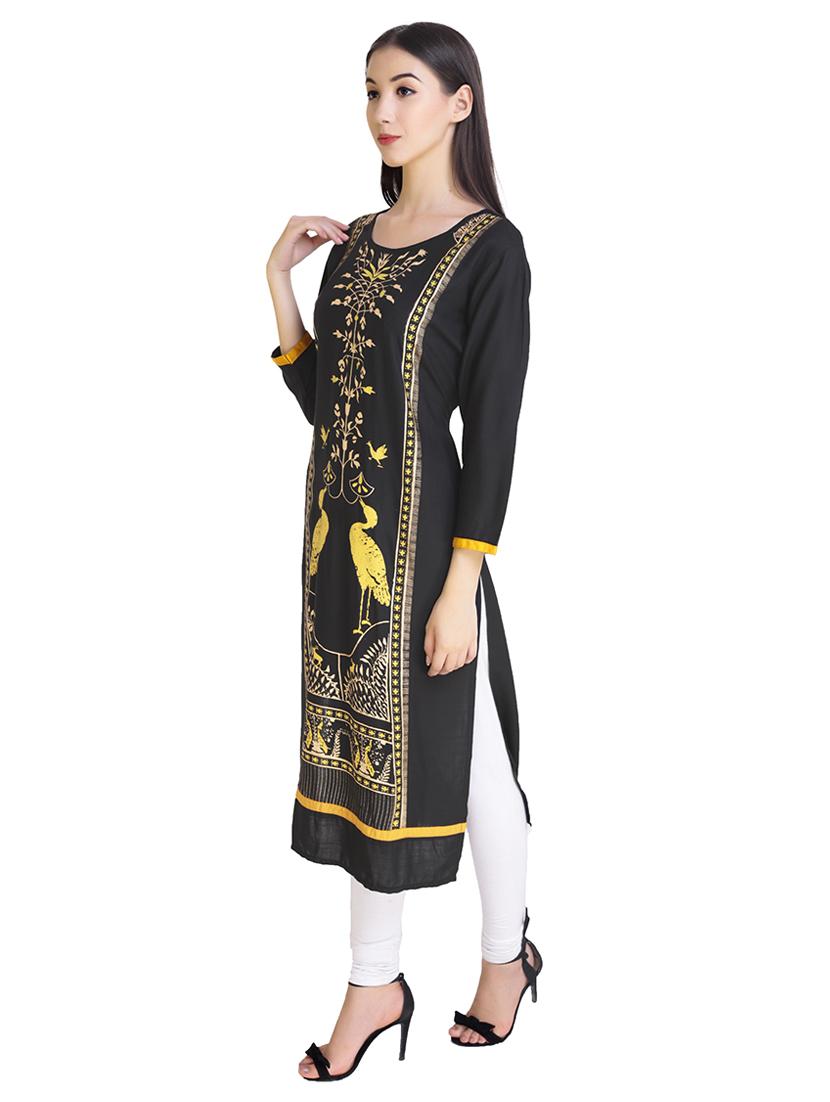women's straight kurta - 15161122 - Standard Image - 1