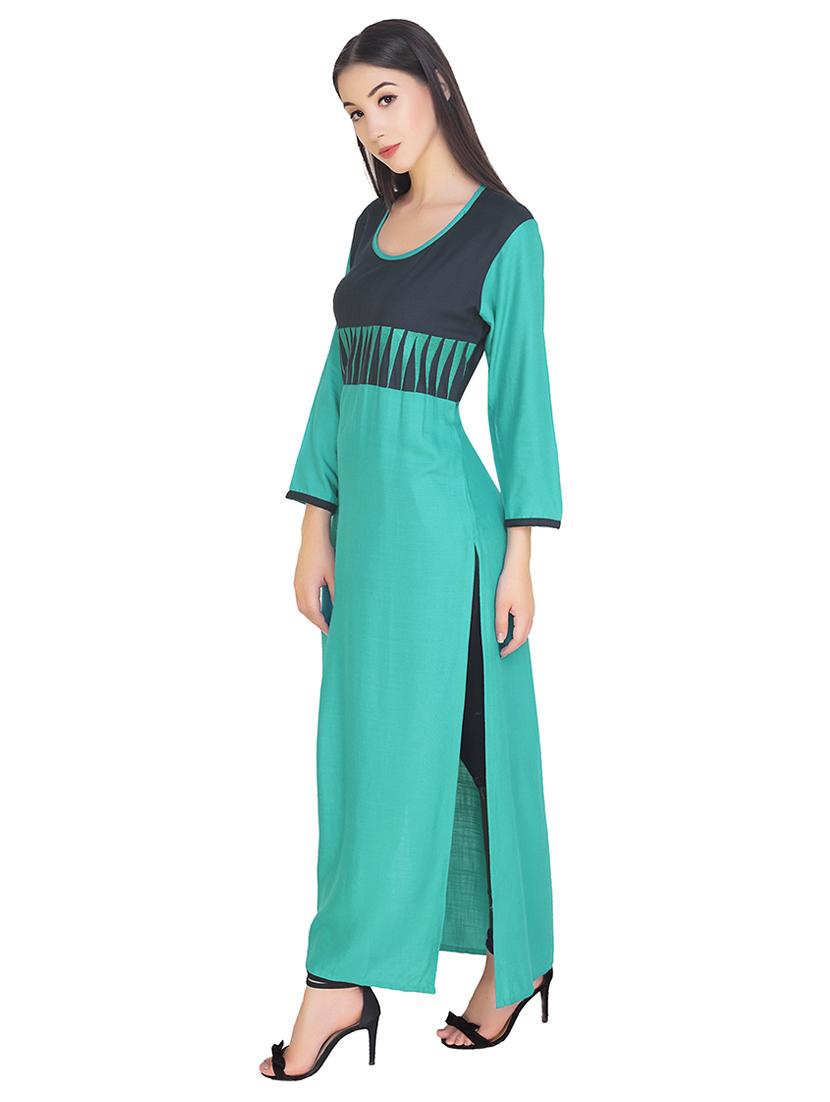 women's straight kurta - 15161126 -  Standard Image - 1