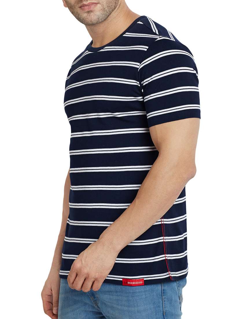 navy blue cotton  t-shirt - 15170621 -  Standard Image - 1