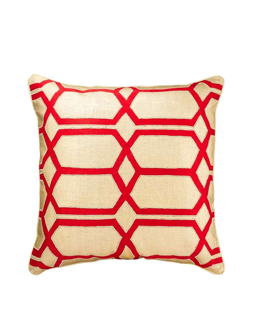 embroidered cushion cover