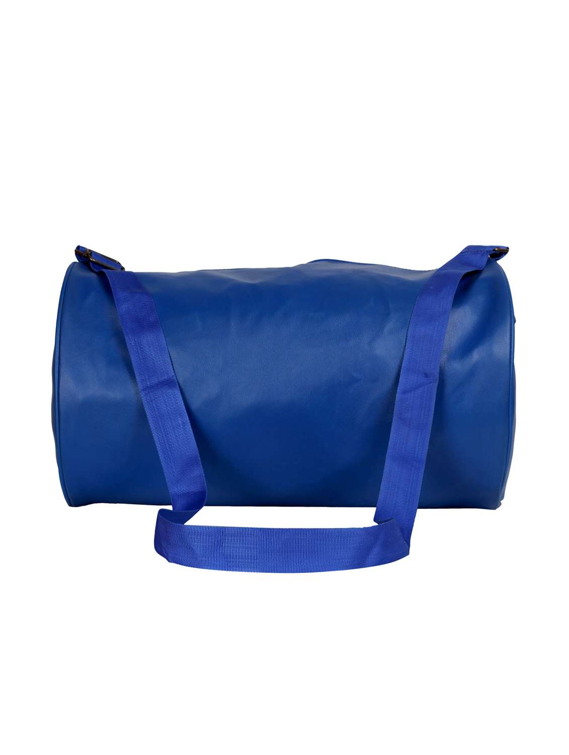 blue leatherette  dufflebag - 15176831 -  Standard Image - 1
