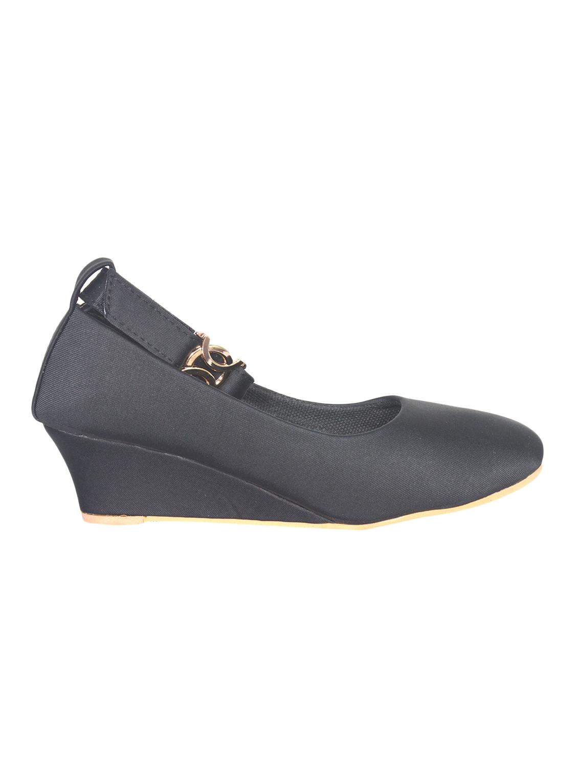 black ankle strap wedge - 15186588 -  Standard Image - 1