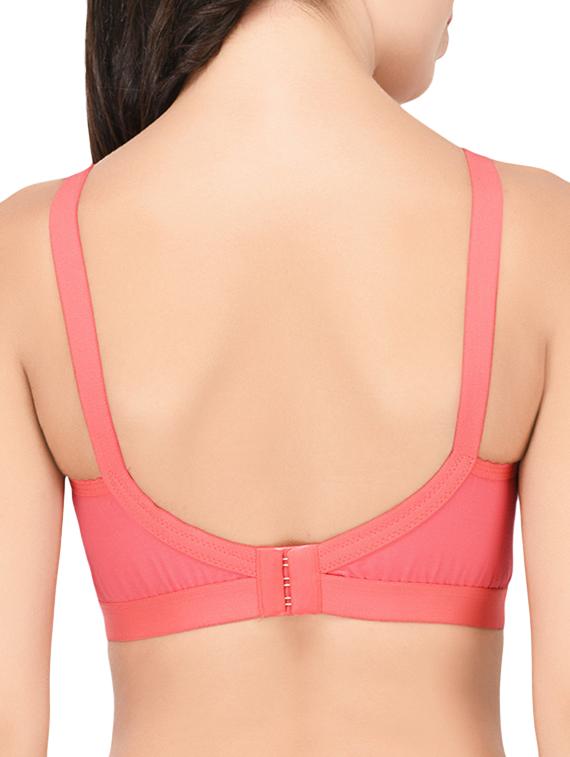 floral patch solid bra - 15188967 - Standard Image - 1