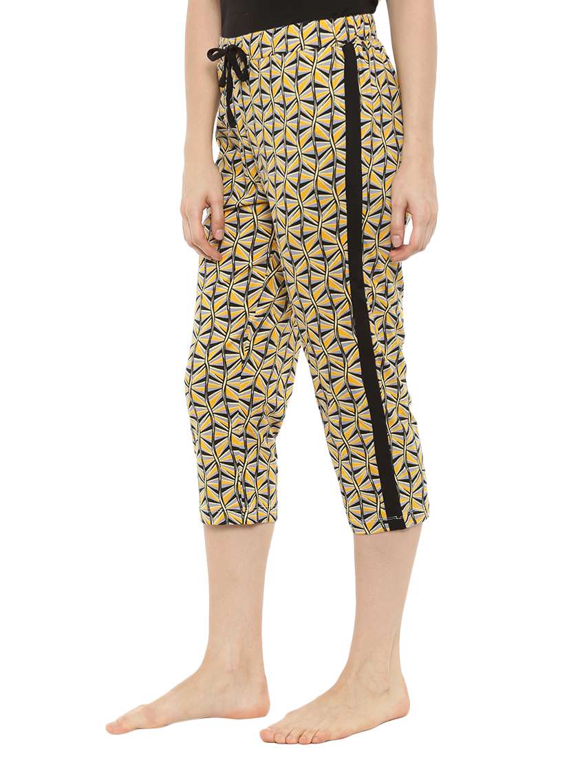 yellow cotton capri - 15189531 -  Standard Image - 1