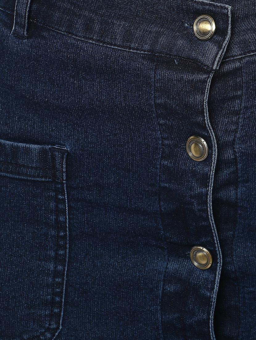 blue denim skirt - 15191778 - Standard Image - 4