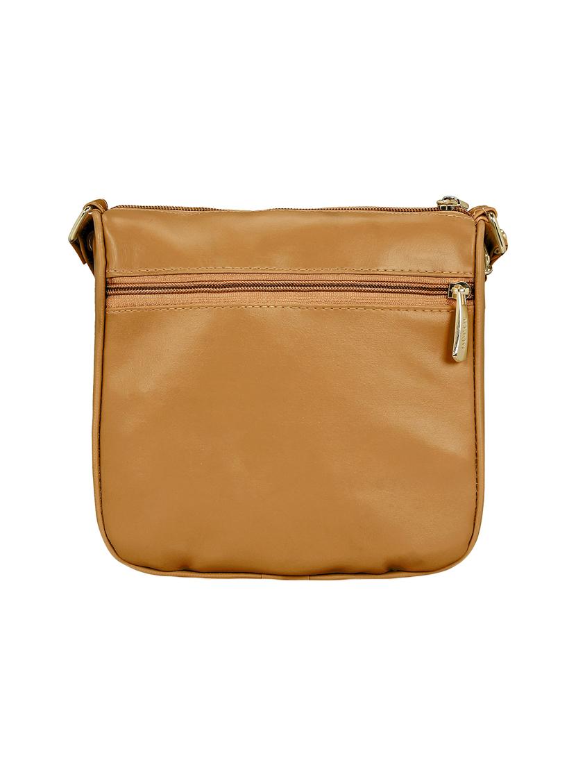 brown leatherette (pu) sling bag - 15193573 - Standard Image - 1