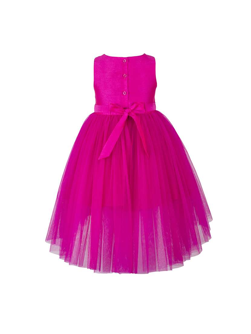 pink net frock - 15194462 -  Standard Image - 1