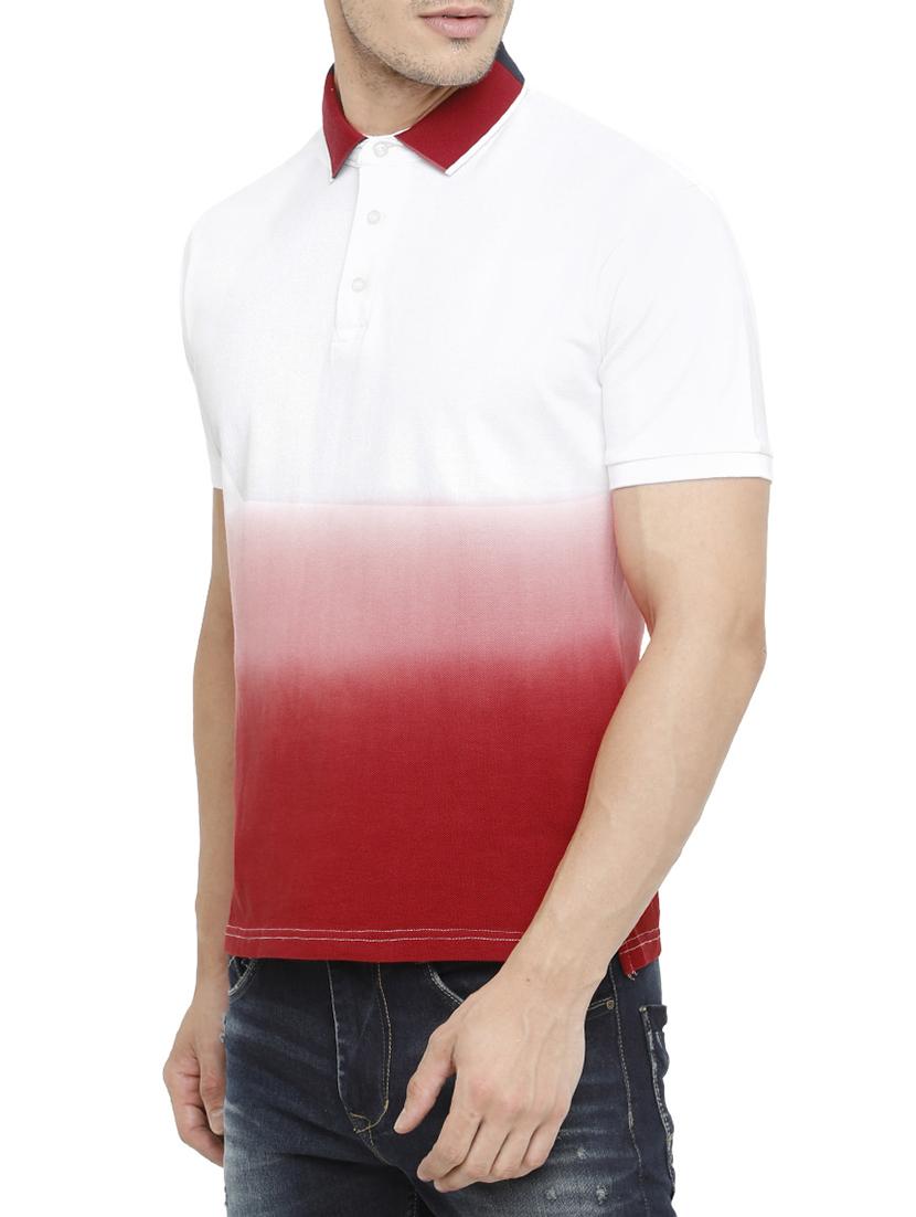 red cotton t-shirt - 15195419 - Standard Image - 1