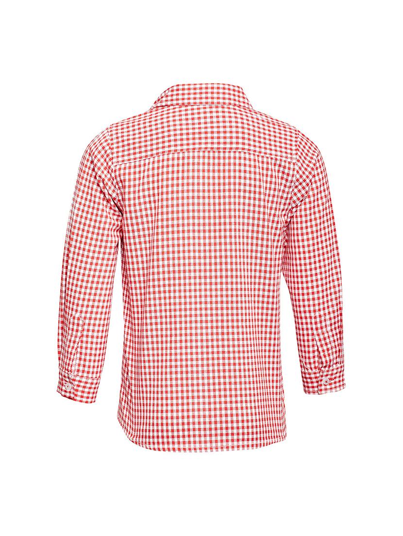 red cotton shirt - 15195426 - Standard Image - 1