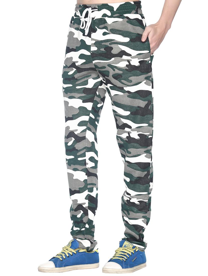 multi cotton full length track pant - 15197144 -  Standard Image - 1