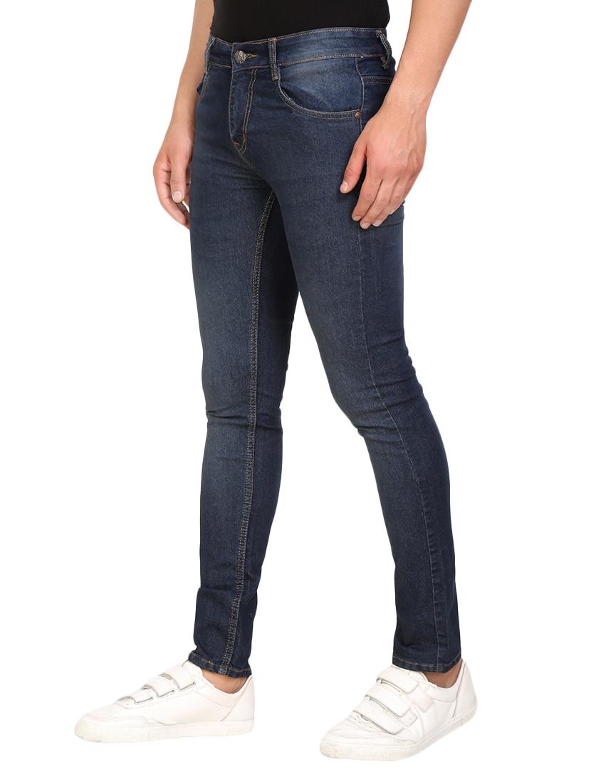 mens skinny fit plain jeans - 15197744 - Standard Image - 1
