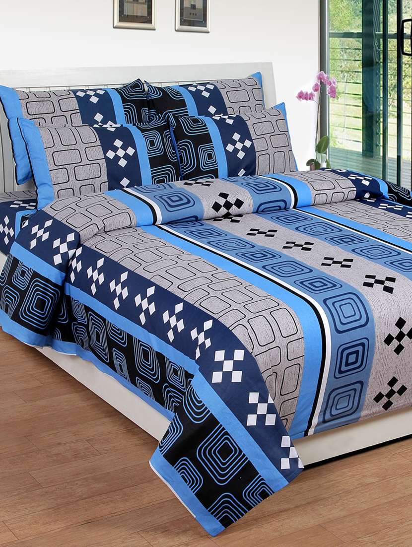 90 gsm double bedsheet with 2 pillow covers