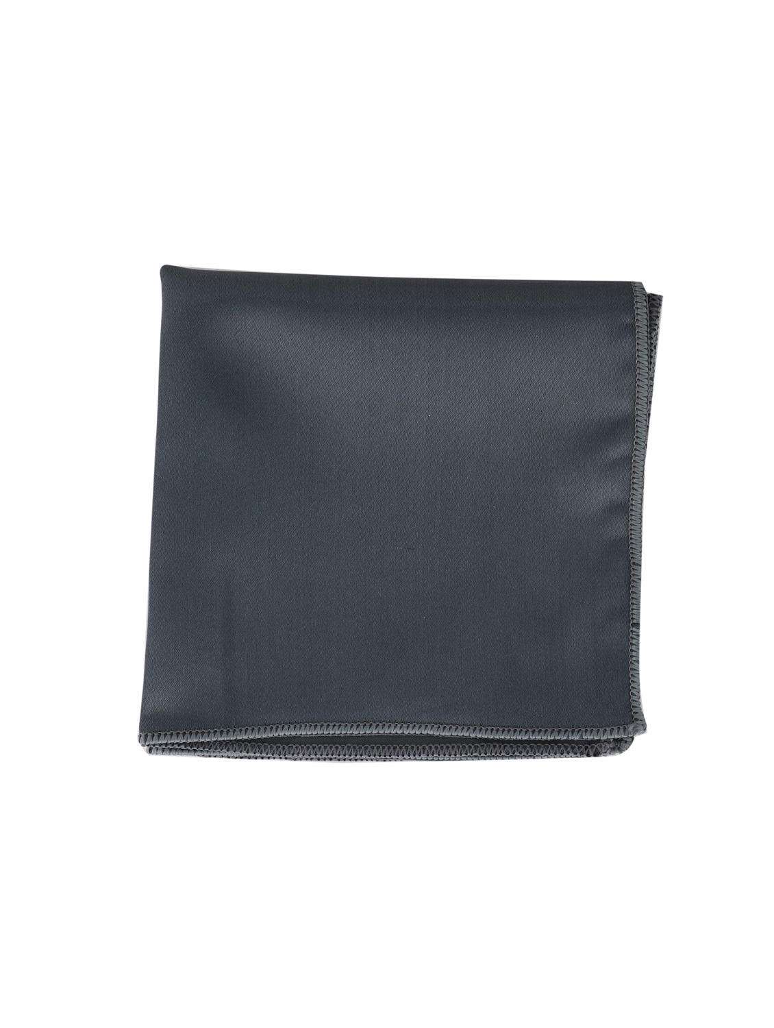 dark  grey polyester pocket square - 15205358 -  Standard Image - 1