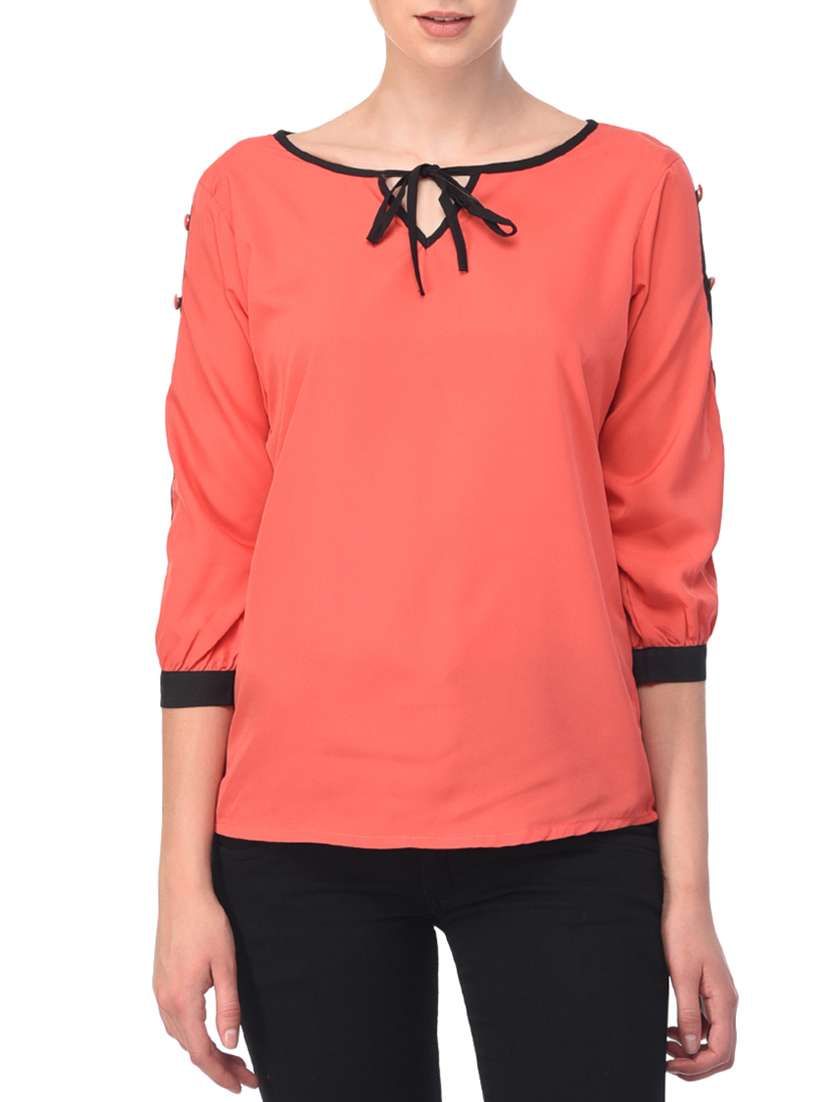 orange solid top