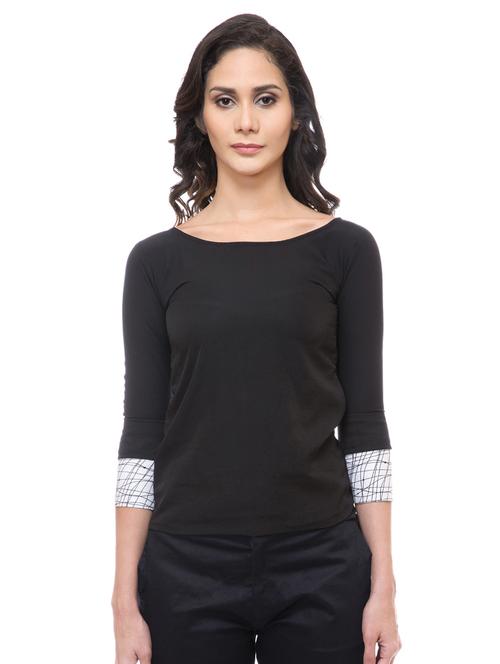 women's straight boat neck top - 15214002 -  Standard Image - 0