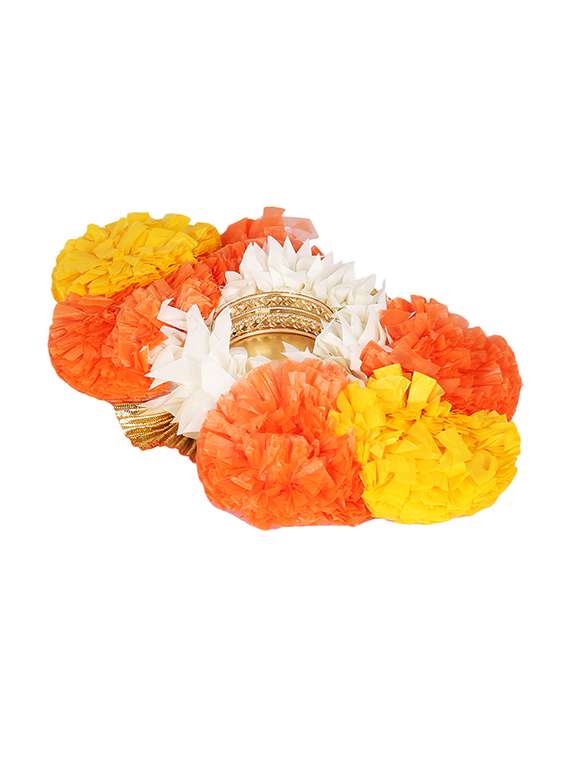 flower design tea light candle holder - 15214498 -  Standard Image - 1