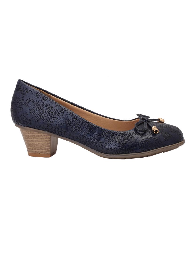 navy slip on pump - 15216238 -  Standard Image - 1