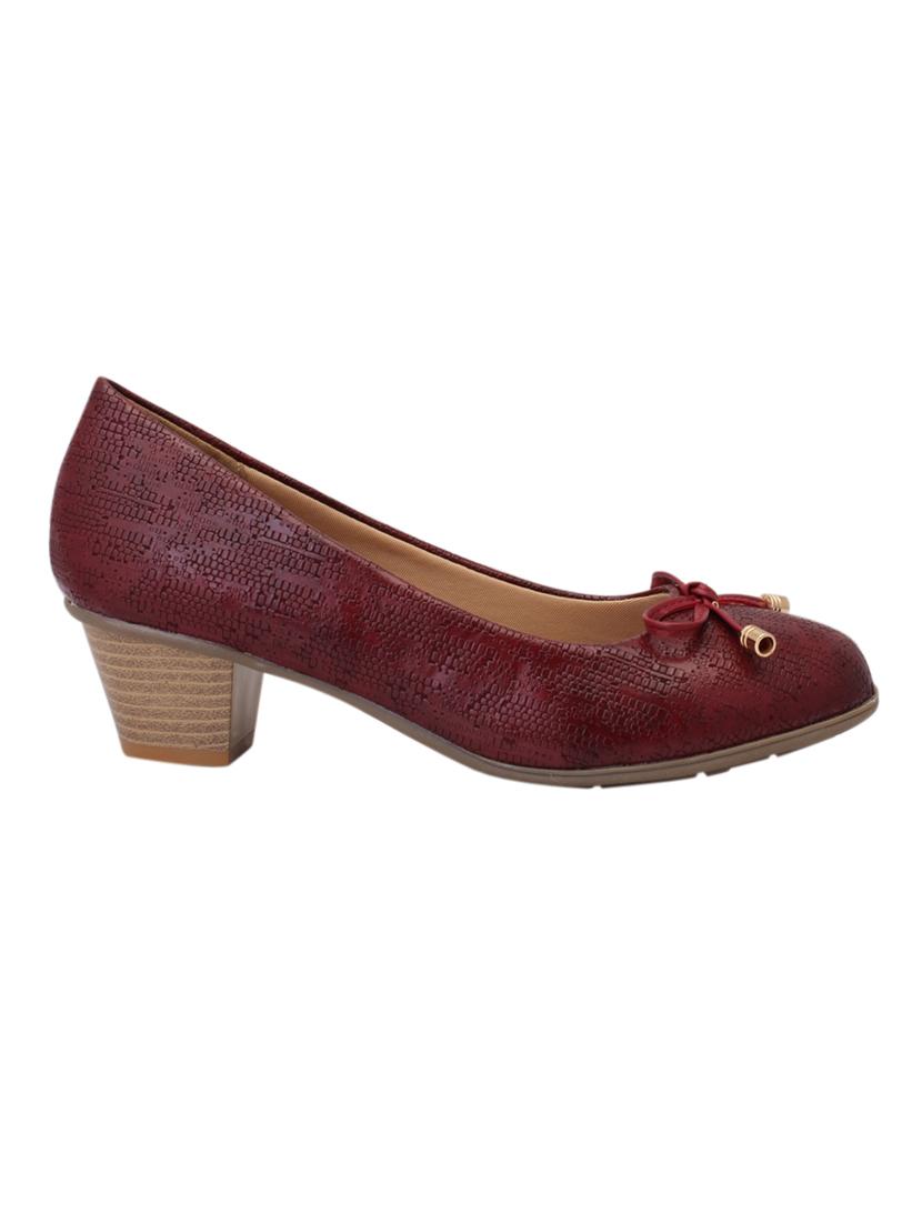 maroon slip on pump - 15216239 -  Standard Image - 1