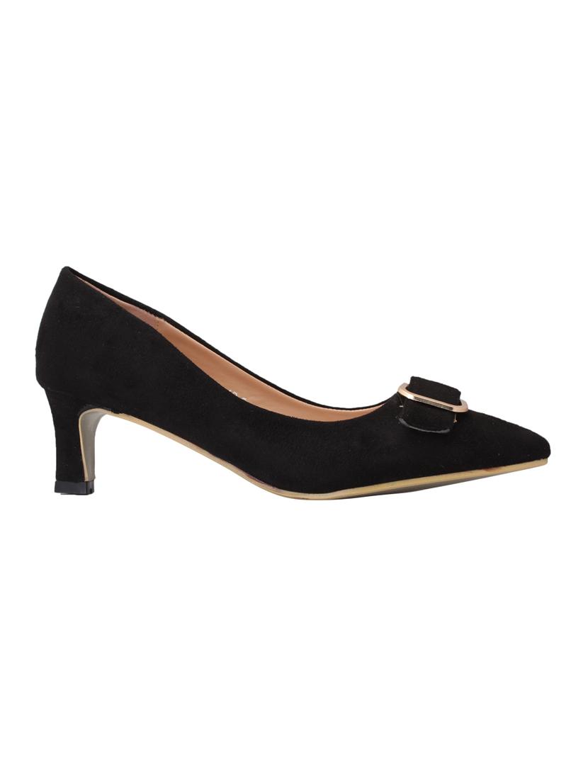 black slip on pump - 15216242 -  Standard Image - 1