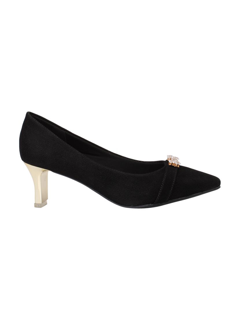 black slip on pump - 15216248 - Standard Image - 1