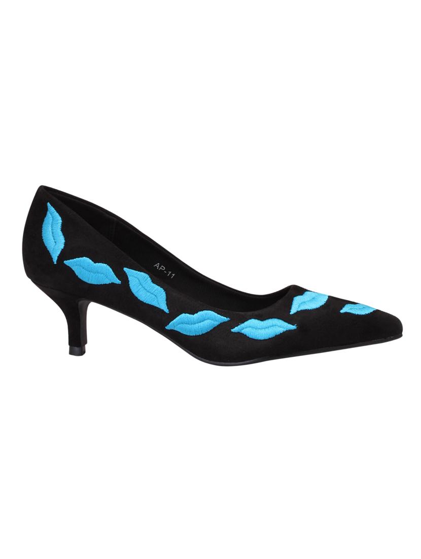 blue slip on pump - 15216253 -  Standard Image - 1
