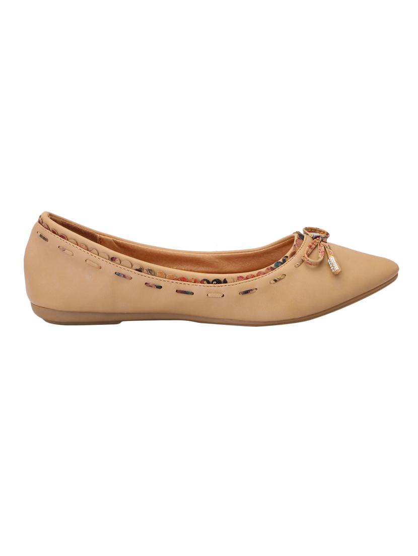 beige slip on ballerina - 15216264 - Standard Image - 1