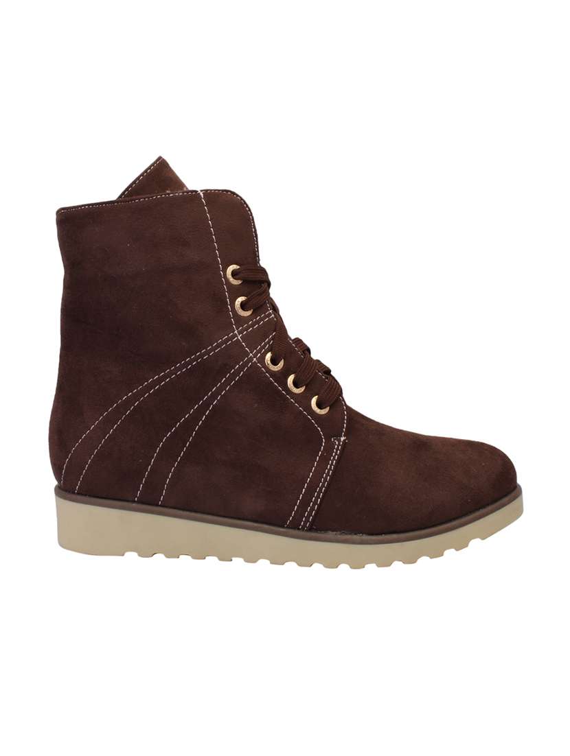 brown suede ankle boot - 15216418 -  Standard Image - 1