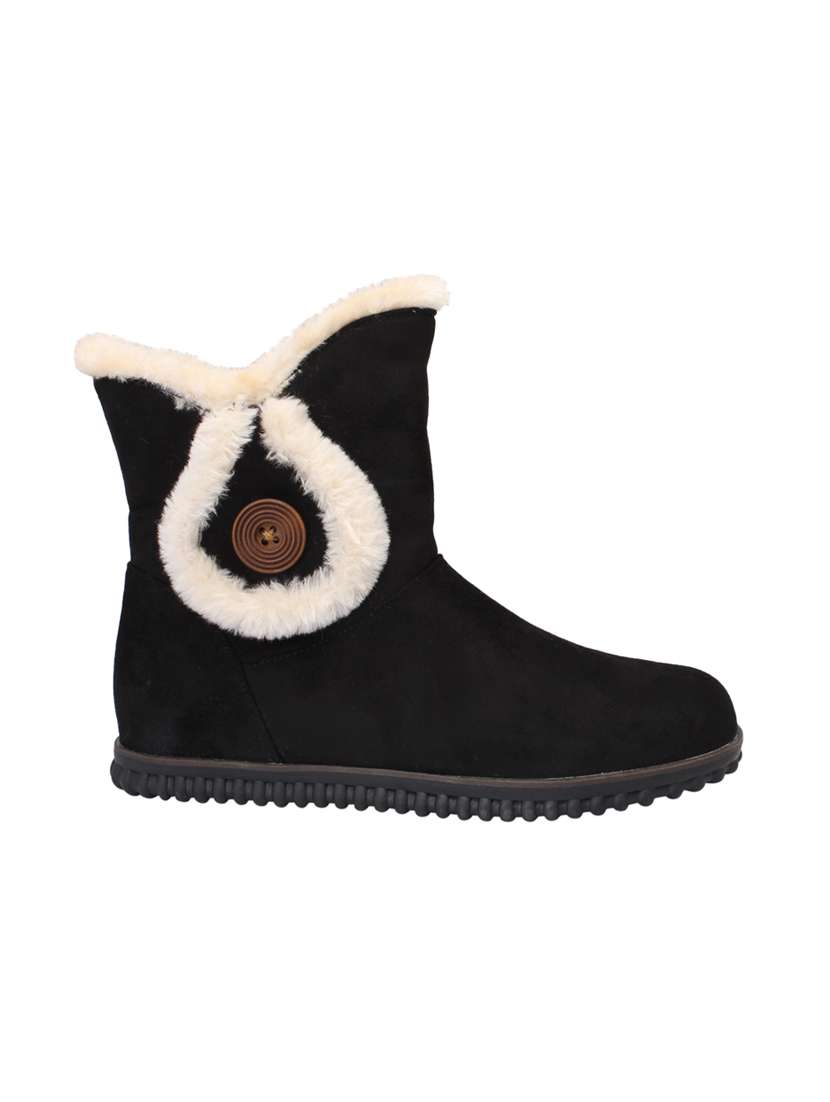 black suede ankle boot - 15216423 -  Standard Image - 1