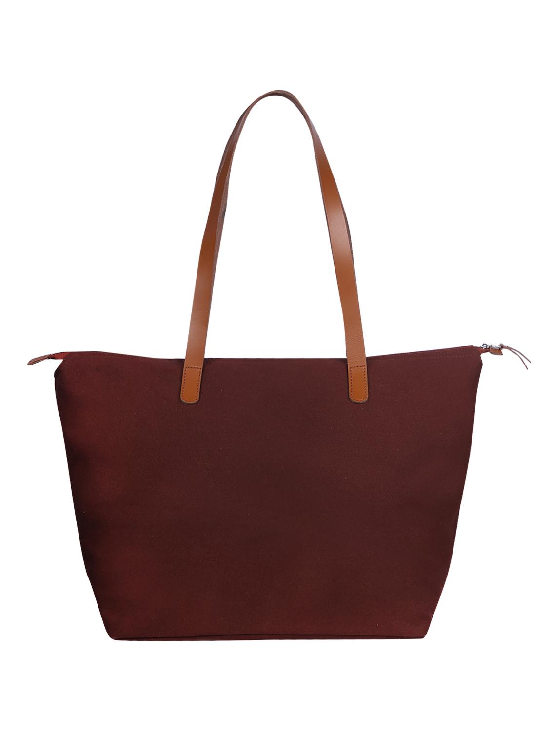maroon canvas handbag - 15226863 -  Standard Image - 1