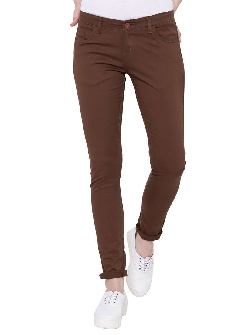 women's plain slim fit jeans